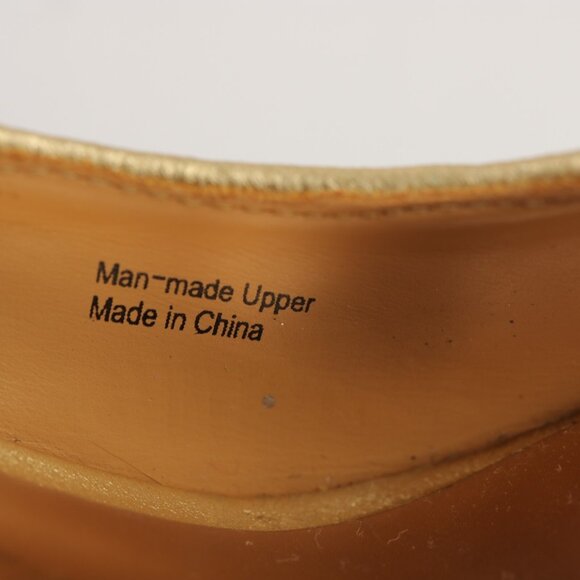 Badgley Mischka Women Humbie Pump Size 7.5 Gold Glitter Platfrom Heel Dress Shoe - Picture 10 of 12